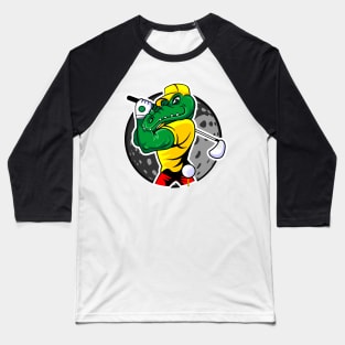 alligator golfer illustration Baseball T-Shirt